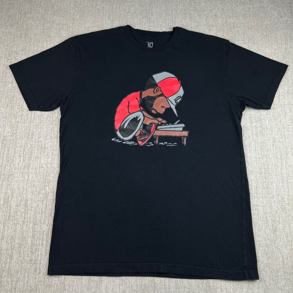 DETROIT MERCH Other - J Dilla Graphic T-Shirt Men's Large Tee Streetwear Black Authentic Hip Hop Music